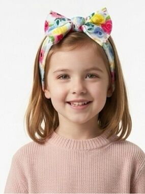 Baby bling floral Print headband